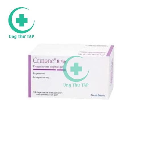 Crinone 8%  Merck - Thuốc điều trị hiếm muộn, vô sinh